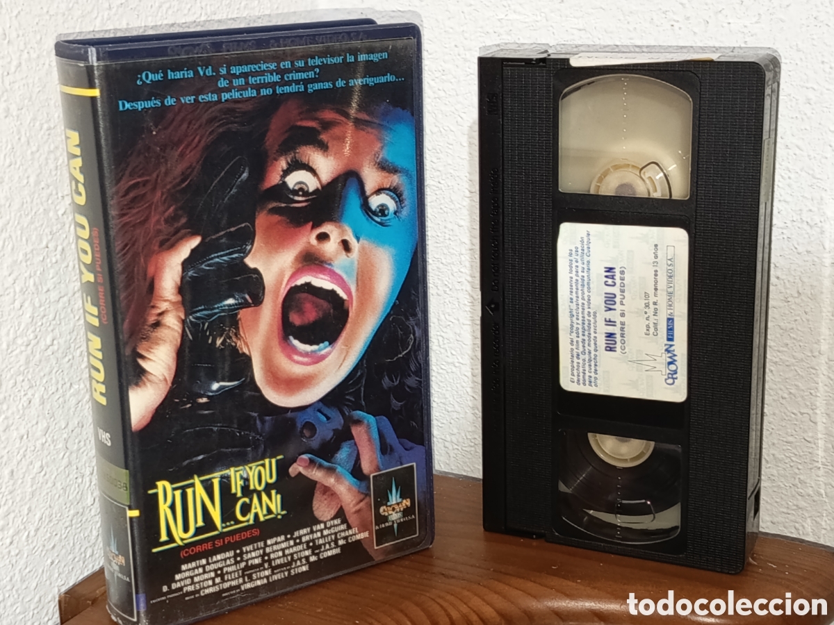 Cine: Corre si puedes, run if you can. Pel&iacute;cula VHS