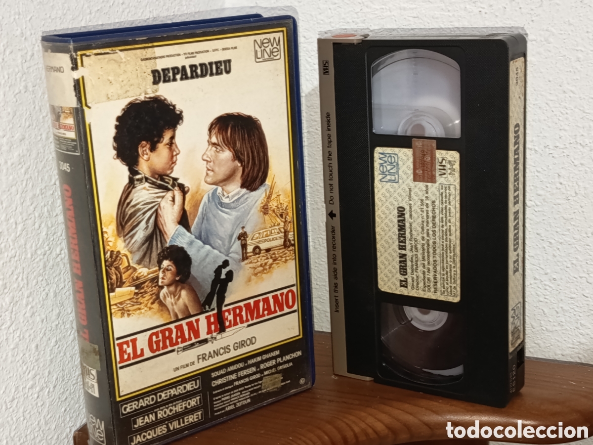 Cine: El Gran hermano. Gerard depardieu. Pel&iacute;cula VHS