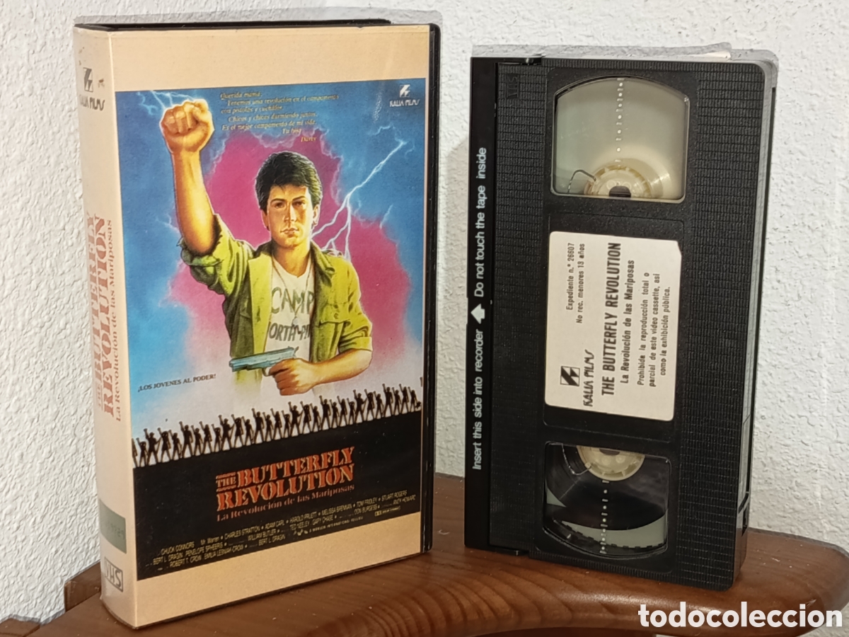 Cine: La revoluci&oacute;n de las mariposas. Pel&iacute;cula VHS