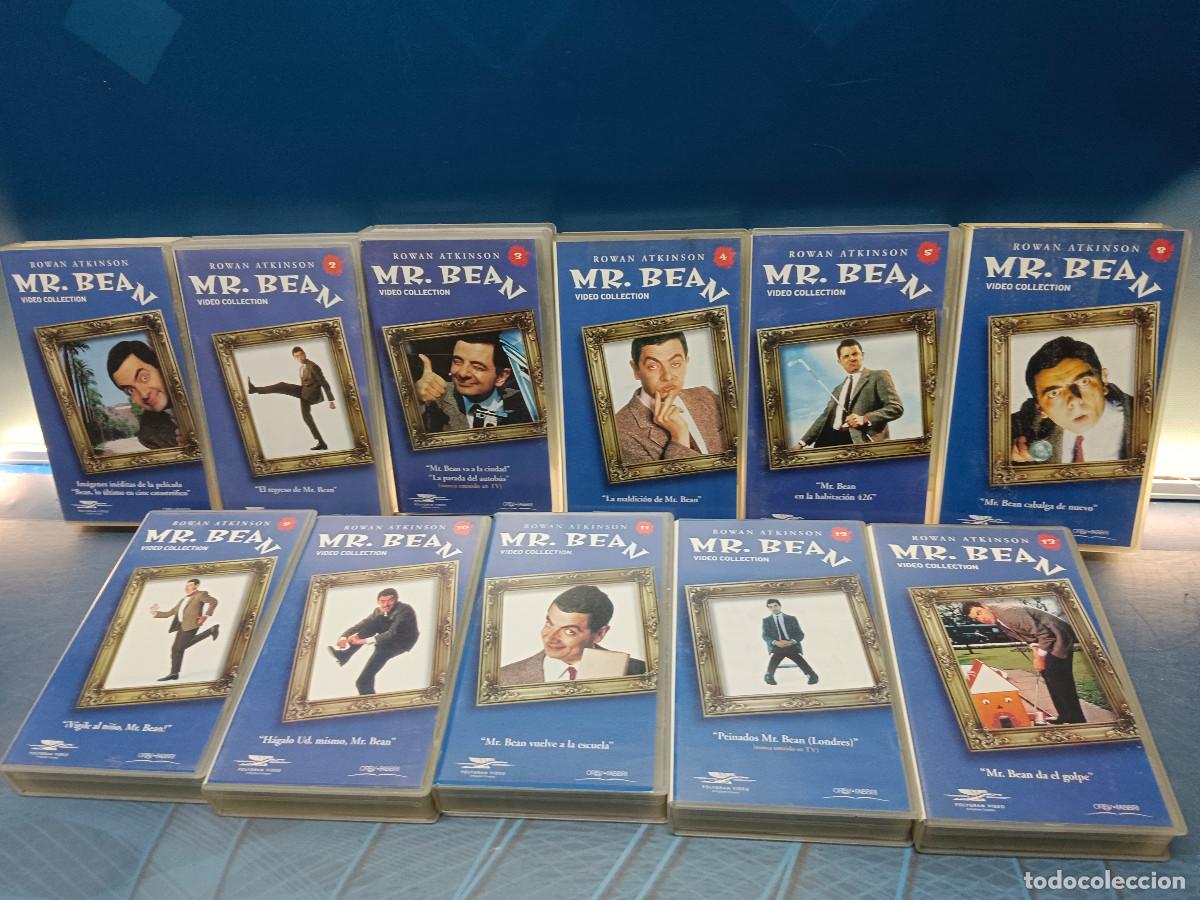 Cine: Lote 11 VHS, Mr. Bean, n&ordm; 1,2,3,4,5,8,9,10,11,12 y 13 vhs de la serie