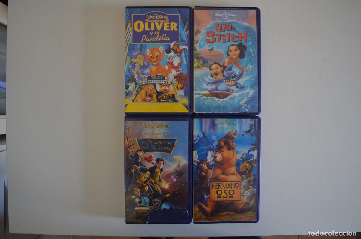 Cine: V&Iacute;DEO VHS CINE PEL&Iacute;CULAS OLIVER Y SU PANDILLA LILO & STITCH EL PLANETA DEL TESORO HERMANO OSO