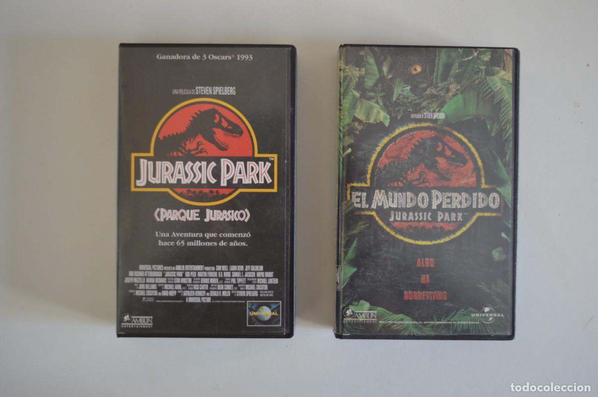 Cine: V&Iacute;DEO VHS CINE PEL&Iacute;CULAS JURASSIC PARK PARQUE JUR&Aacute;SICO EL MUNDO PERDIDO STEVEN SPIELBERG UNIVERSAL