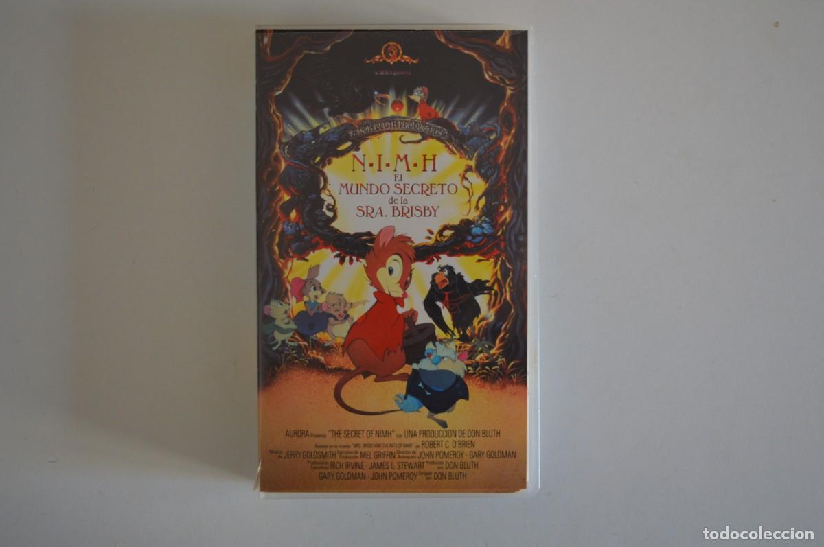 Cine: V&Iacute;DEO VHS CINE ANIMACI&Oacute;N N&middot;I&middot;M&middot;H NIMH EL MUNDO SECRETO DE LA SRA. BRISBY DON BLUTH RATONCITA MOUSE