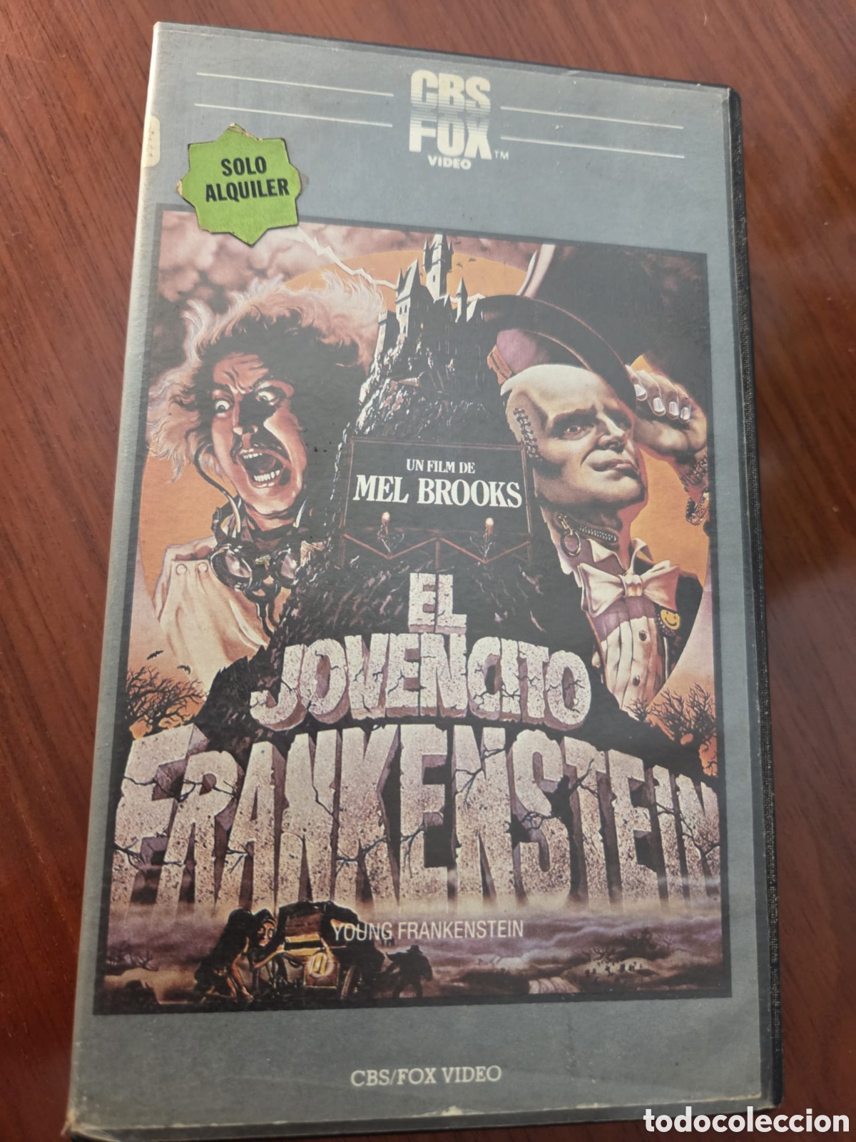 Cine: VHS &ldquo;El Jovencito Frankenstein&rdquo; (Young Frankenstein) &ndash; Mel Brooks &ndash; CBS/FOX Video &ndash; Edici&oacute;n videoclu