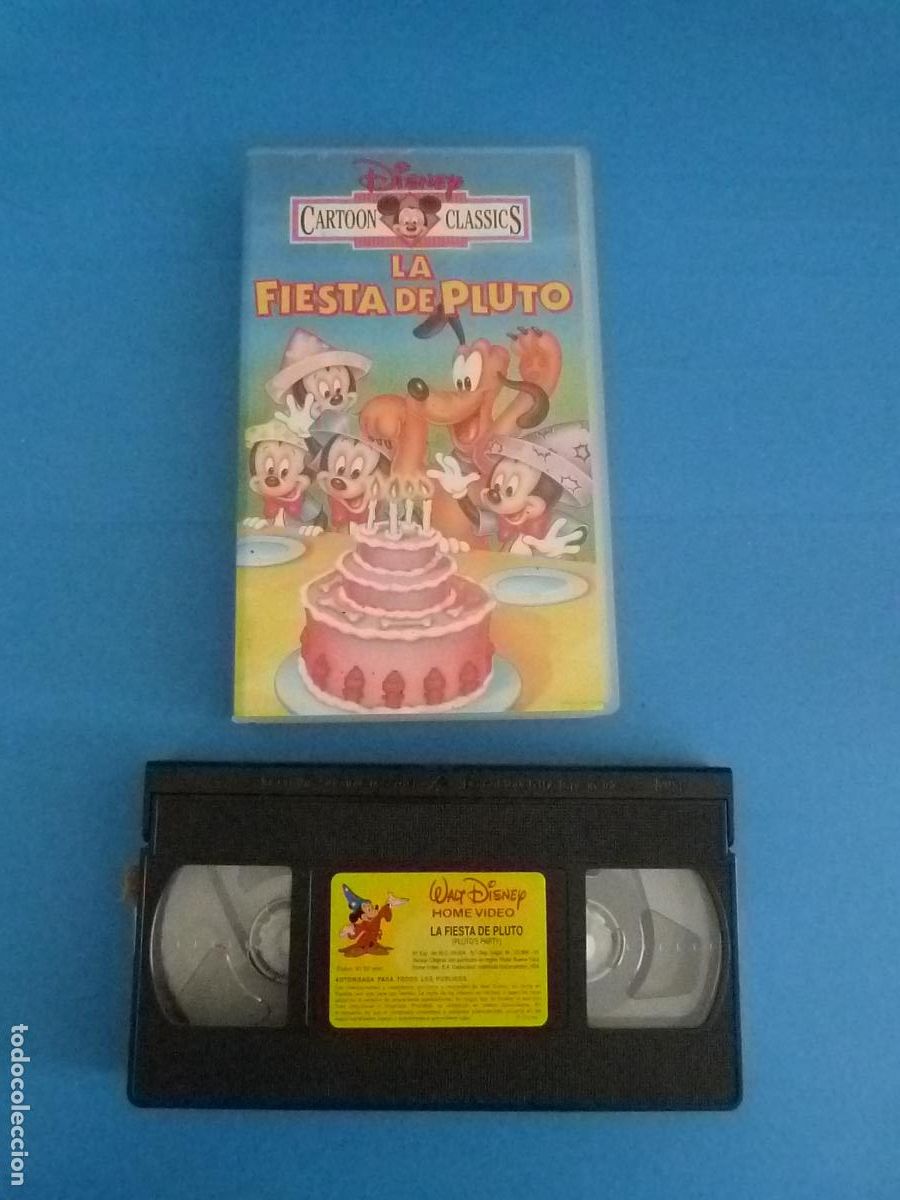 Cine: PELICULA VHS LA FIESTA DE PLUTO A&Ntilde;O 1995 DISNEY