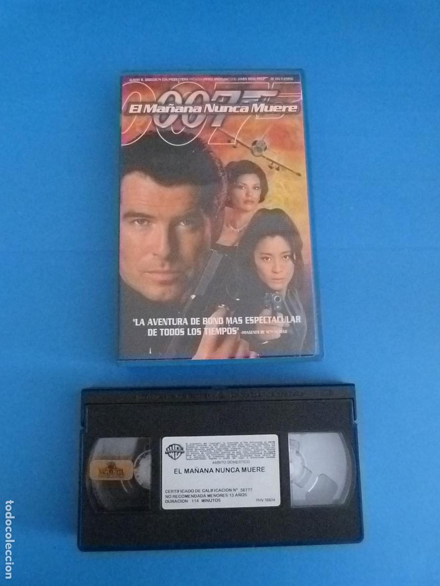 Cine: PELICULA VHS 007 EL MA&Ntilde;ANA NUNCA MUERE A&Ntilde;O 1998