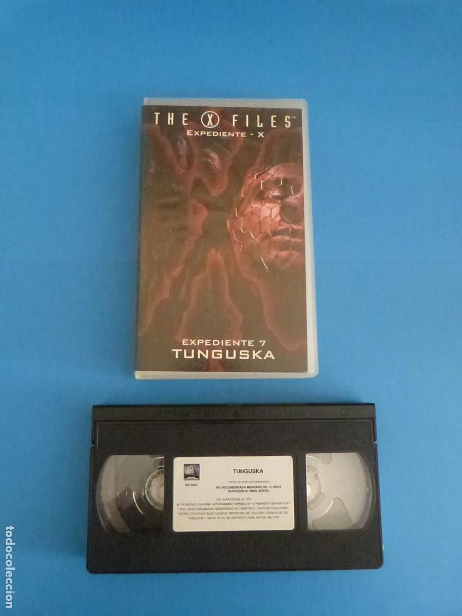 Cine: PELICULA VHS THE X FILES EXPEDIENTE X EXPEDIENTE 7 TUNGUSKA A&Ntilde;O 1997