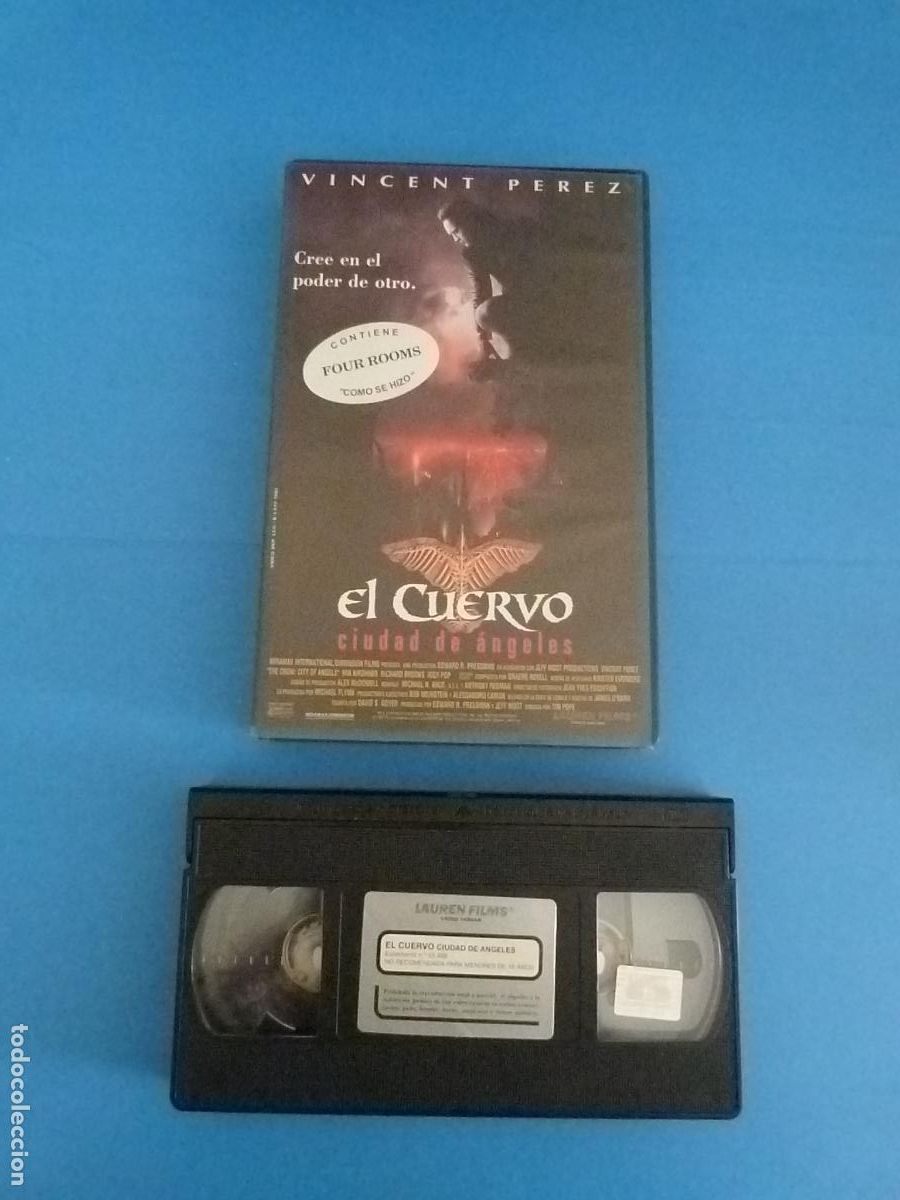 Cine: PELICULA VHS EL CUERVO CIUDAD DE ANGELES VINCENT PEREZ A&Ntilde;O 1997