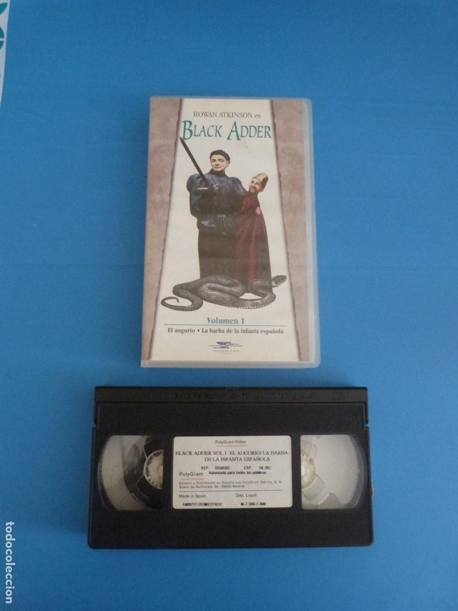 Cine: PELICULA VHS BLACK ADDER VOLUMEN 1 A&Ntilde;O 1998