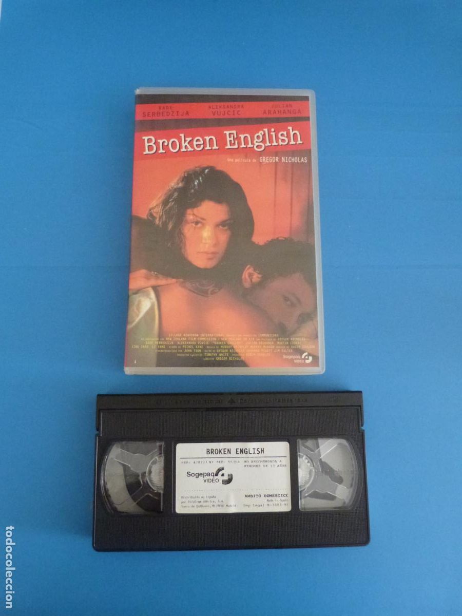 Cine: PELICULA VHS BROKEN ENGLISH RADE SERBEDZIJA A&Ntilde;O 1997
