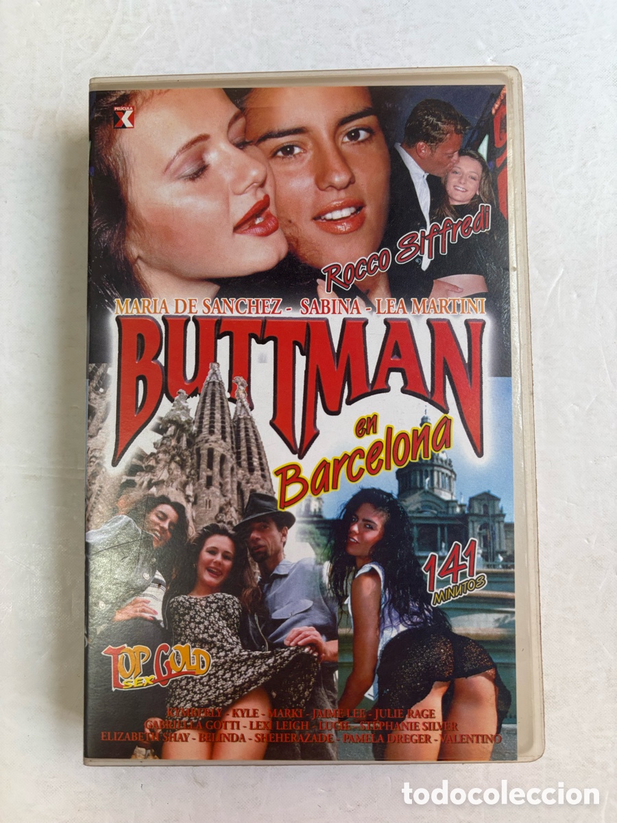 Cine: Buttman en Barcelona, Rocco Siffredi, Pelicula X - VHS
