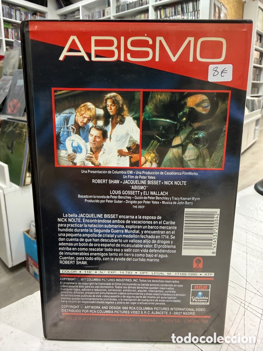 Cine: Abismo (VHS) Peter Yates - Foto 2