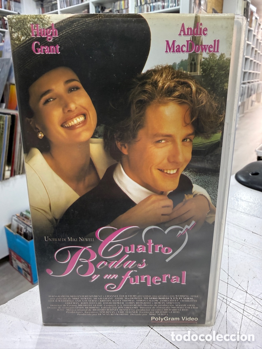 Cine: Cuatro Bodas y Un Funeral (VHS)