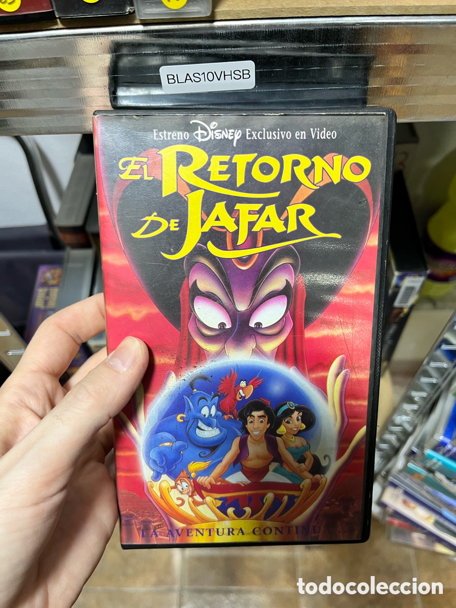 Cine: BLAS10VHSB pel&iacute;cula Disney VHS el retorno de Jafar