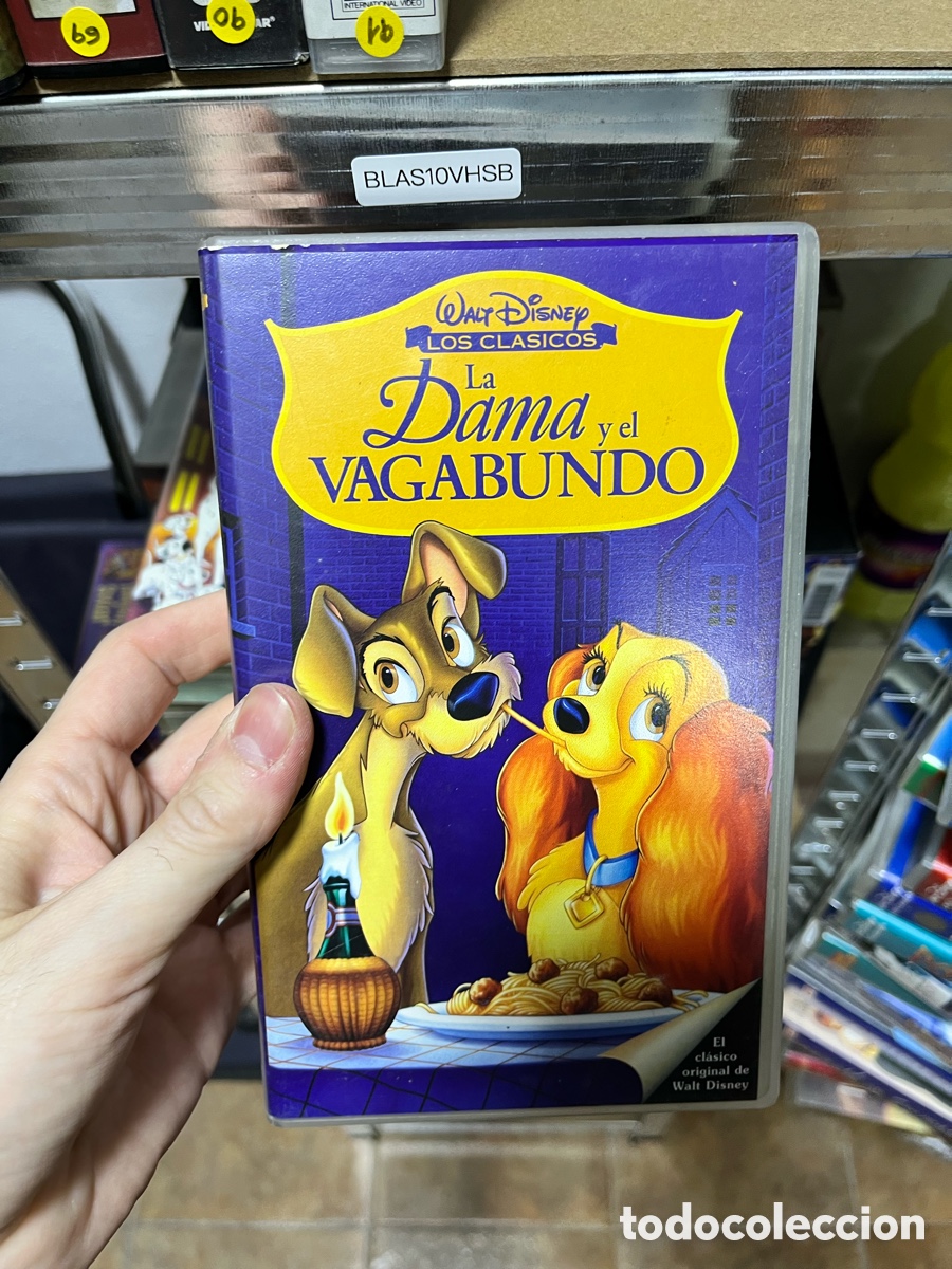 Cine: BLAS10VHSB la sala y el vagabundo VHS pel&iacute;cula Disney