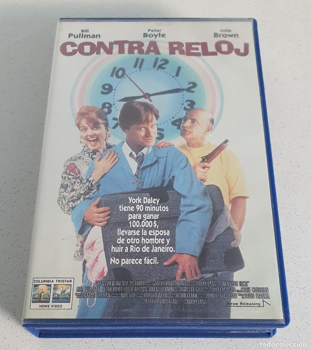 Cine: Pel&iacute;cula Vhs Contra Reloj. Bill Pullman, Peter Boyle. Columbia Tristar Home V&iacute;deo 1993 Videoclub.