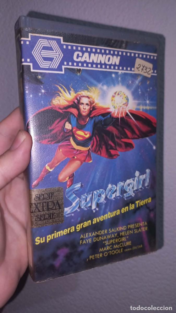 Cine: Dificil VHS Supergirl, 1a Edici&oacute;n Videoclub, a&ntilde;os 80