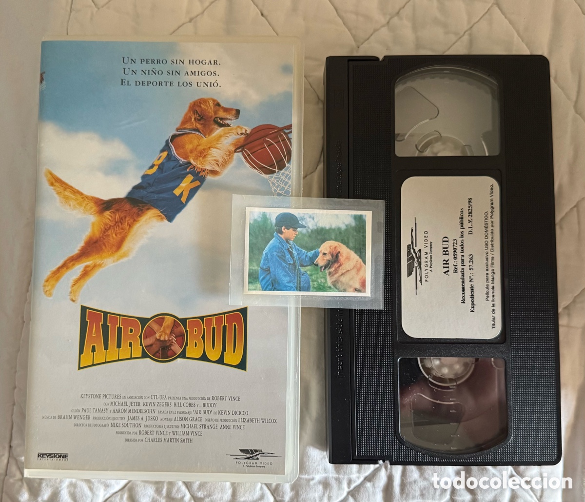 Cine: Air Bud VHS Edici&oacute;n Polygram Video