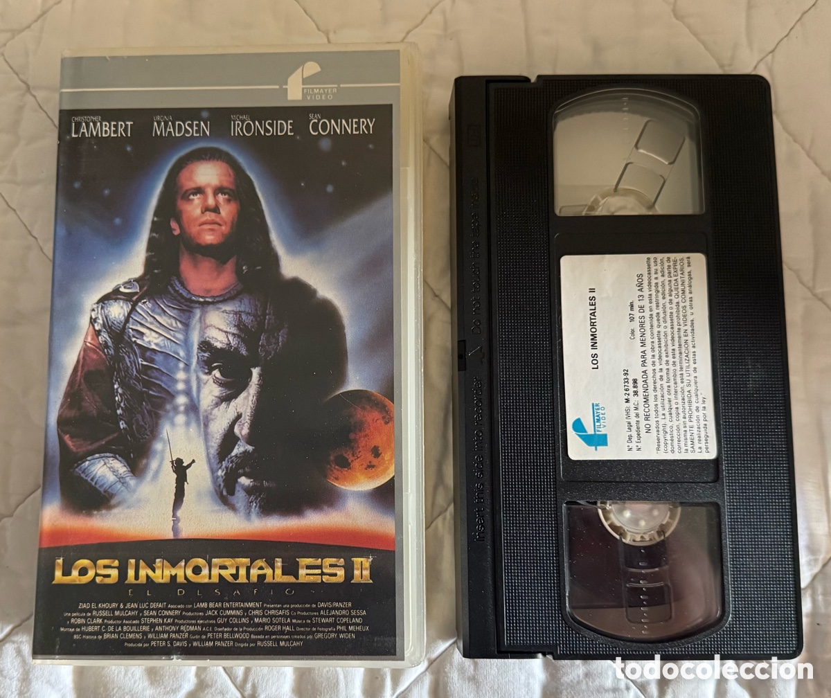 Cine: Los Inmortales II, Edici&oacute;n Filmayer VHS