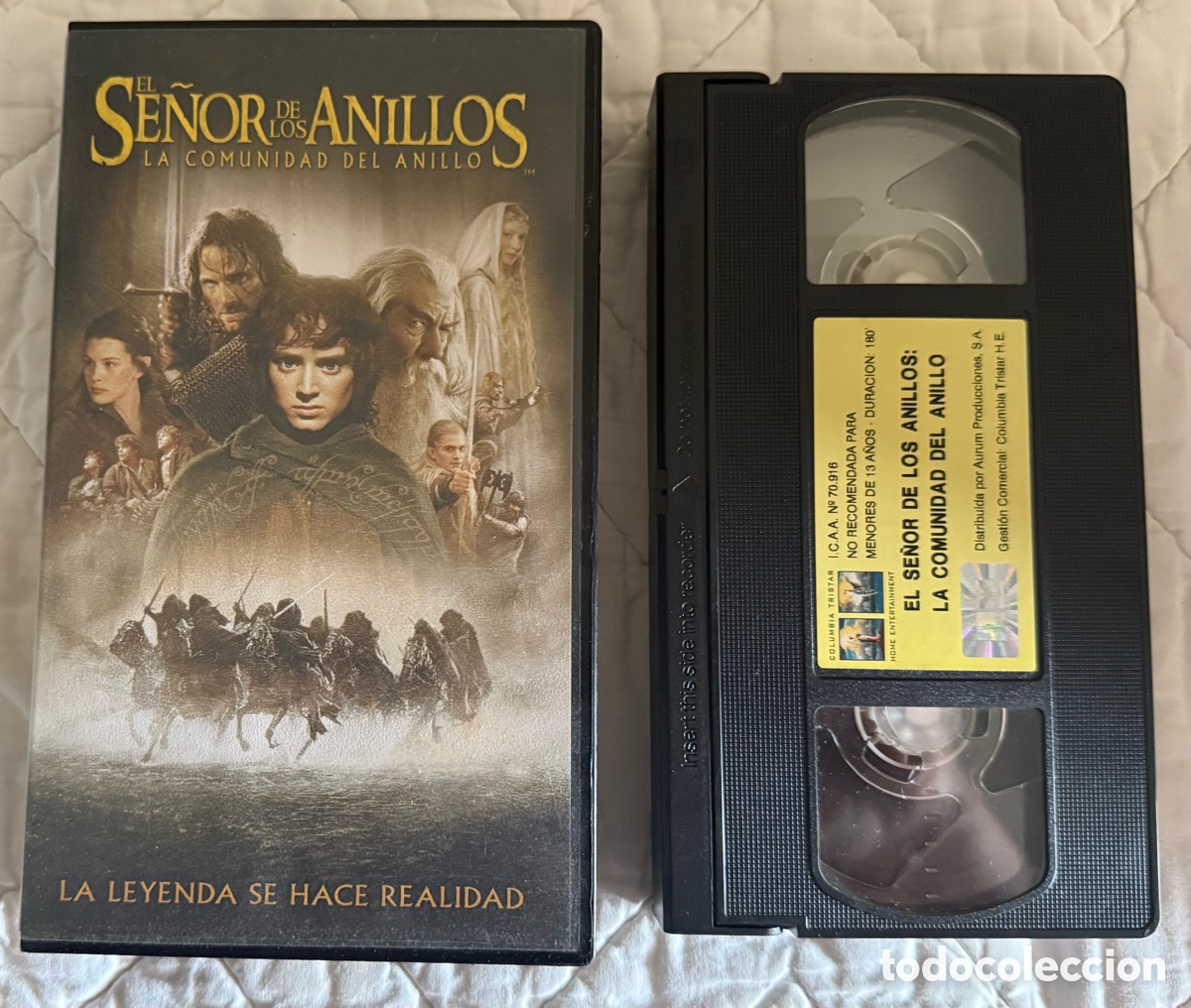 Cine: LODR La Comunidad del Anillo en VHS