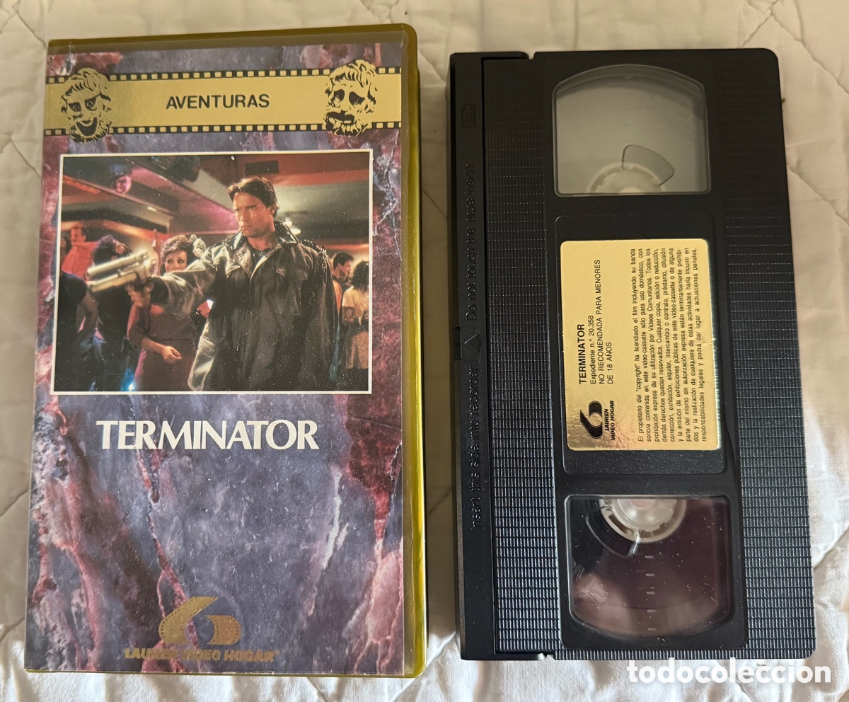 Cine: Terminator en VHS, edici&oacute;n Lauren Video Hogar
