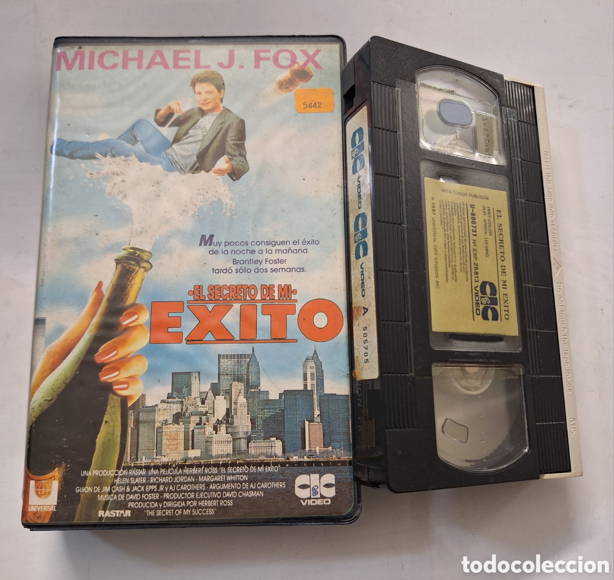 Cine: El Secreto de mi Exito VHS 1a edici&oacute;n