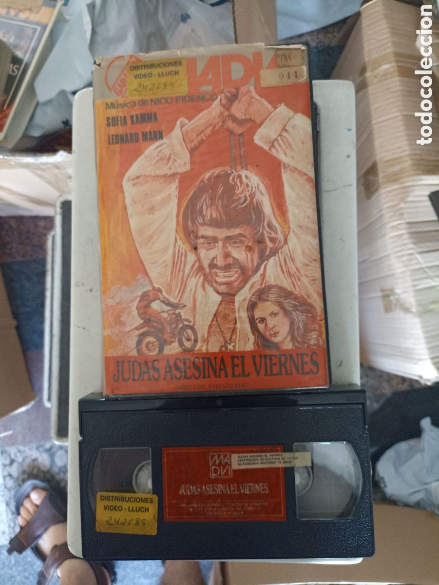 Cine: VHS-JUDAS ASESINA EL VIERNES. VADMI. STELVIO MASSI