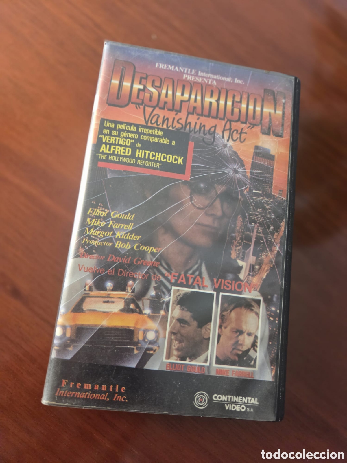 Cine: DESAPARICI&Oacute;N (Vanishing Act) VHS Original Continental Video &ndash; Elliot Gould &ndash; Thriller de Intriga &ndash; E