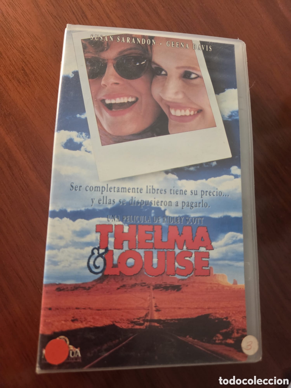 Cine: VHS Original Videoclub Thelma & Louise (1991) &ndash; Edici&oacute;n Alquiler United Artists / UA &ndash; Susan Sarando