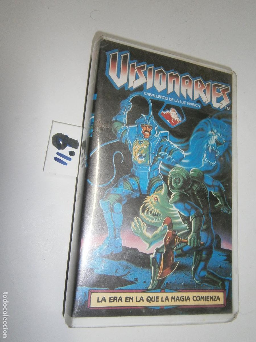 Cine: ANTIGUA PELICULA VISIONARIES - ANIMACI&Oacute;N - FILMATION - (1986) - VHS - NUEVA PRECINTADA