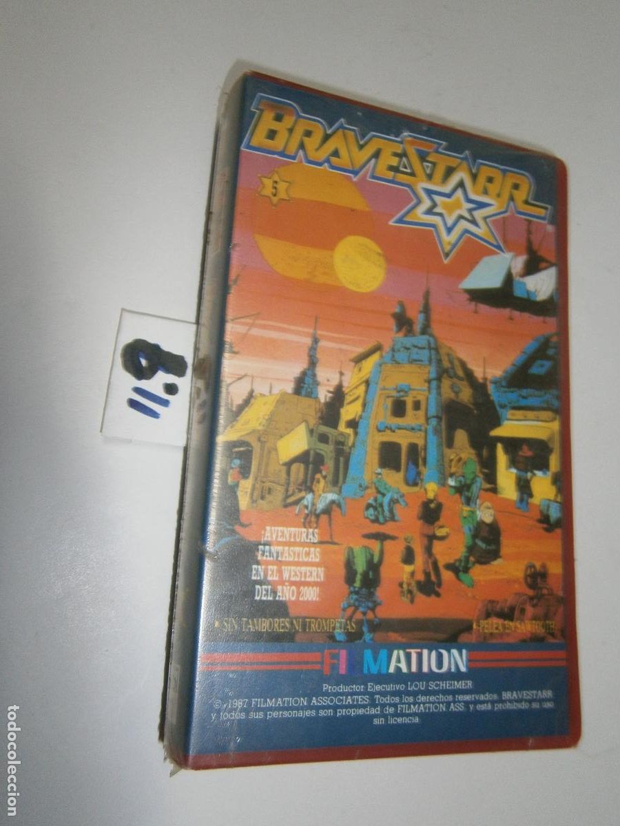 Cine: ANTIGUA PELICULA BRAVESTARR - ANIMACI&Oacute;N - FILMATION - (1987) - VHS - NUEVA PRECINTADA