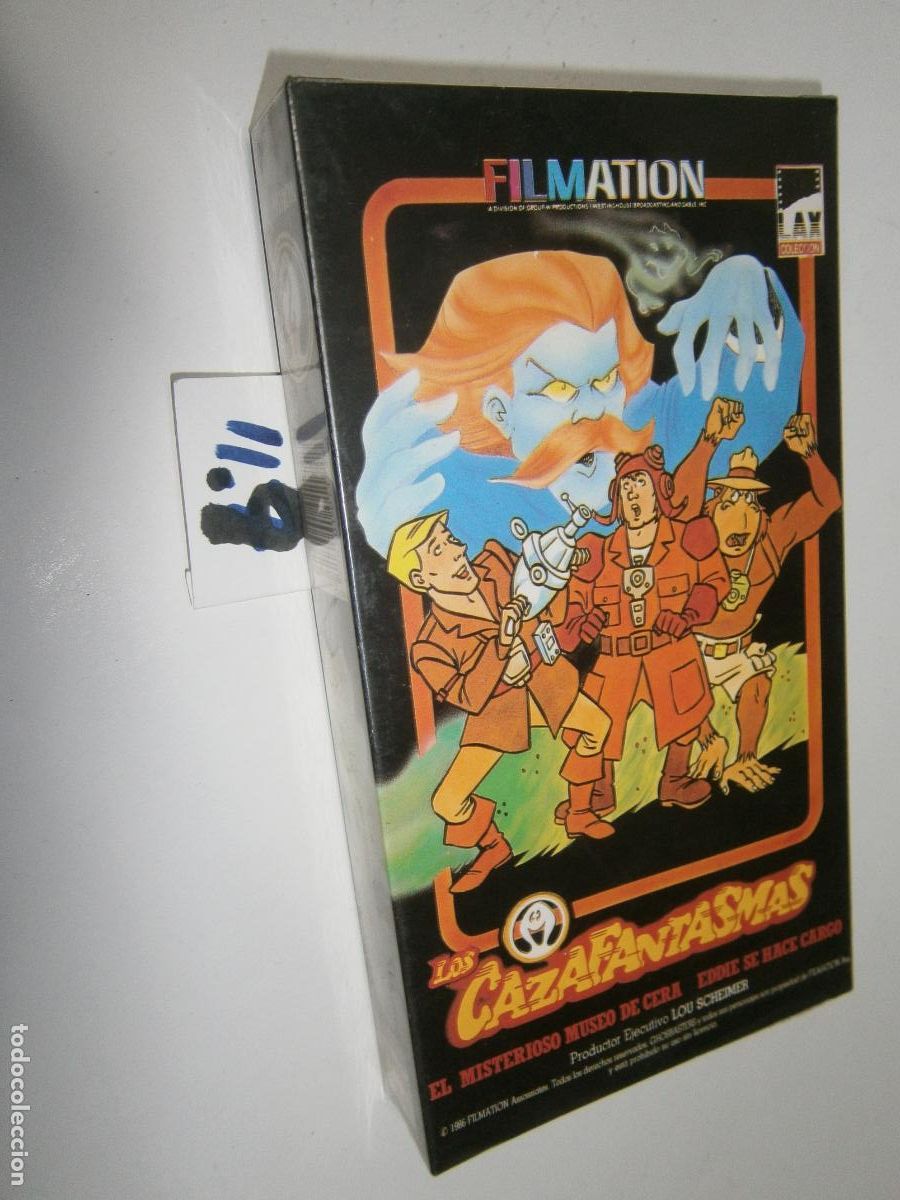 Cine: ANTIGUA PELICULA LOS CAZAFANTASMAS- ANIMACI&Oacute;N - FILMATION - (1986) - VHS - NUEVA PRECINTADA