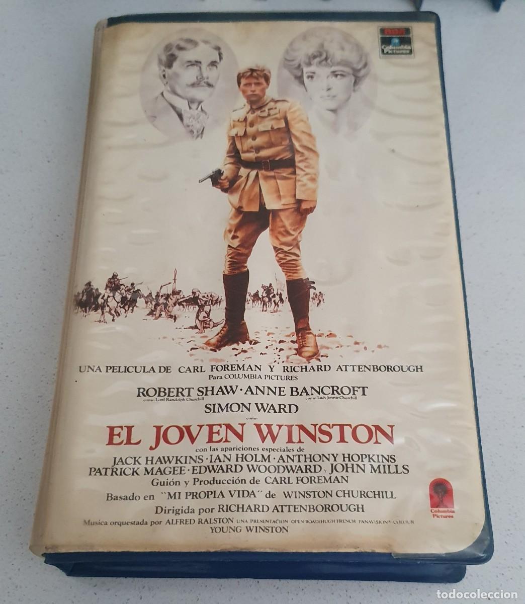Cine: Pel&iacute;cula Vhs El Joven Winston. Robert Shaw, Anne Bancroft, Simon Ward. RCA Columbia 1986 videoclub