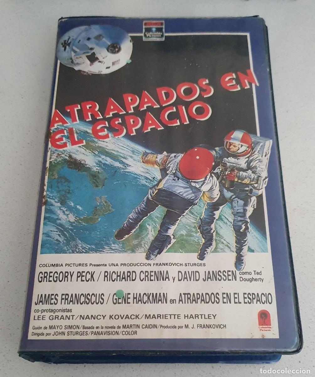 Cine: Pel&iacute;cula Vhs Atrapados en el Espacio. Gregory Peck, Gene Hackman, James Franciscus RCA Columbia 1989