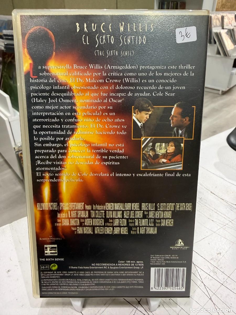 Cine: El Sexto Sentido (VHS) - Foto 2