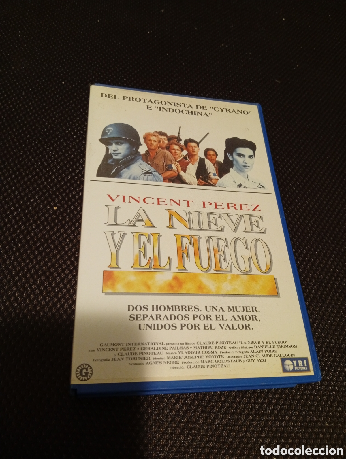 Cine: La nieve y el fuego vhs