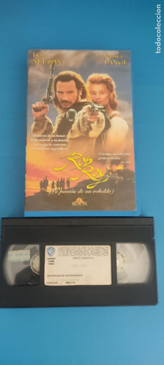 Cine: PELICULA VHS ROB ROY LA PASION DE UN REBELDE LIAM NEESON JESSICA LANGE A&Ntilde;O 1995