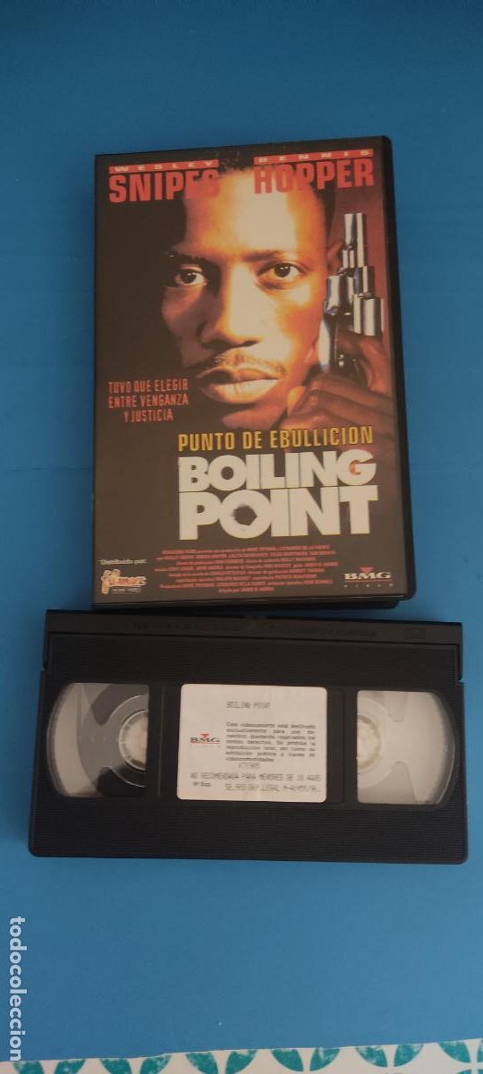 Cine: PELICULA VHS PUNTO DE EBULLICION WESLEY SNIPES DENNIS HOPPER A&Ntilde;O 1996