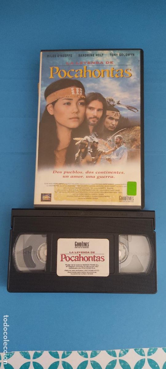 Cine: PELICULA VHS POCAHONTAS SANDRINE HOLT A&Ntilde;O 1997
