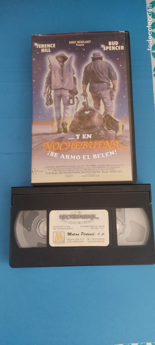 Cine: PELICULA VHS Y EN NOCHEBUENA SE ARMO EL BELEN TERENCE HILL BUD SPENCER A&Ntilde;O 1995