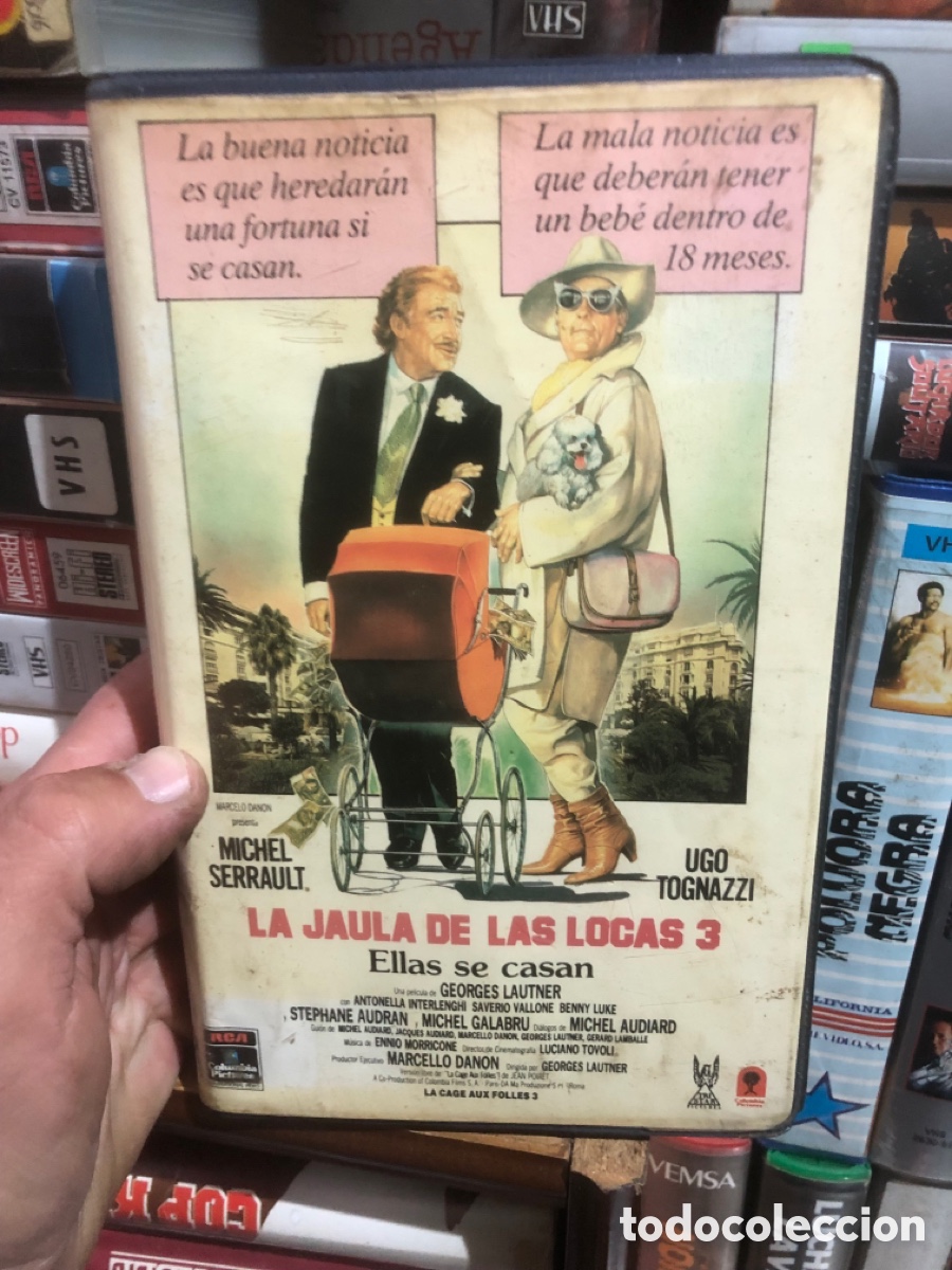 Cine: VHS V&Iacute;DEO CLUB LA JAULA DE LAS LOCAS 3