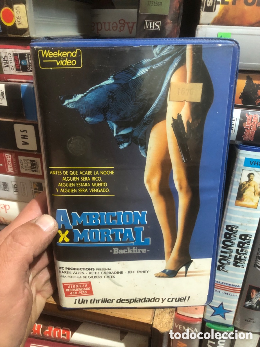 Cine: VHS V&Iacute;DEO CLUB AMBICI&Oacute;N MORTAL