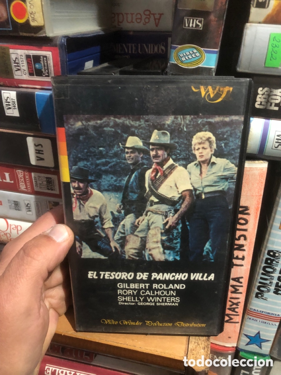 Cine: VHS V&Iacute;DEO CLUB EL TESORO DE PANCHO VILLA