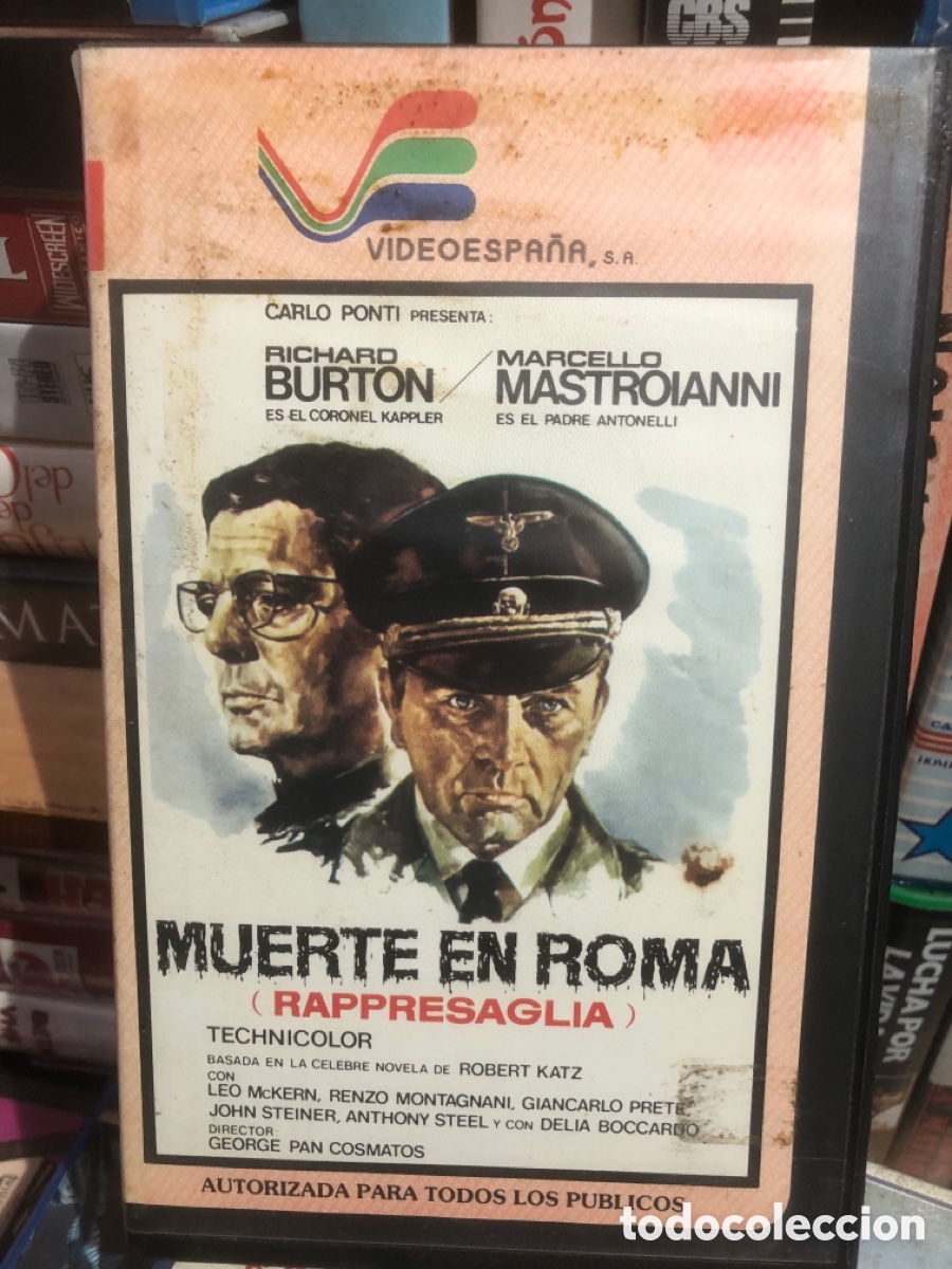 Cine: VHS V&Iacute;DEO CLUB MUERTE EN ROMA