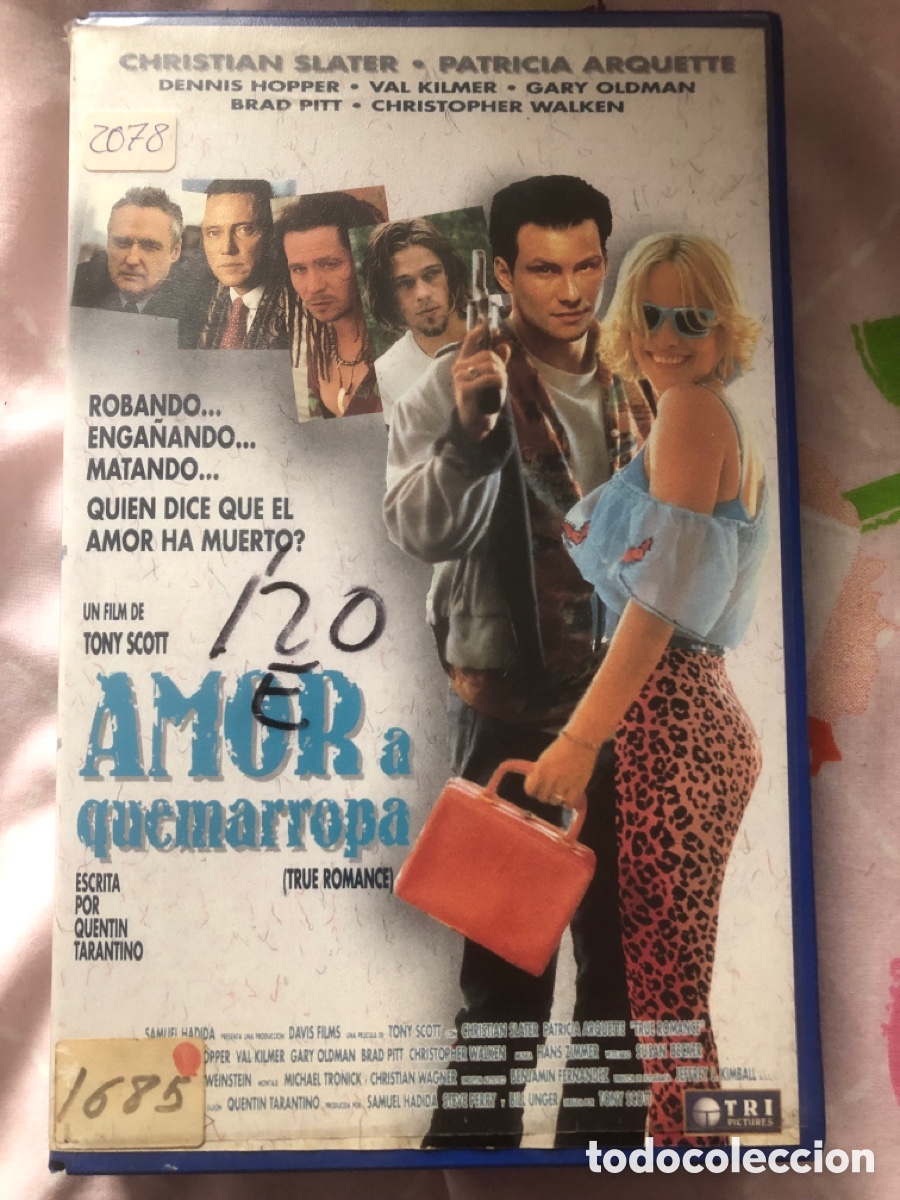 Cine: VHS V&Iacute;DEO CLUB AMOR A QUEMARROPA