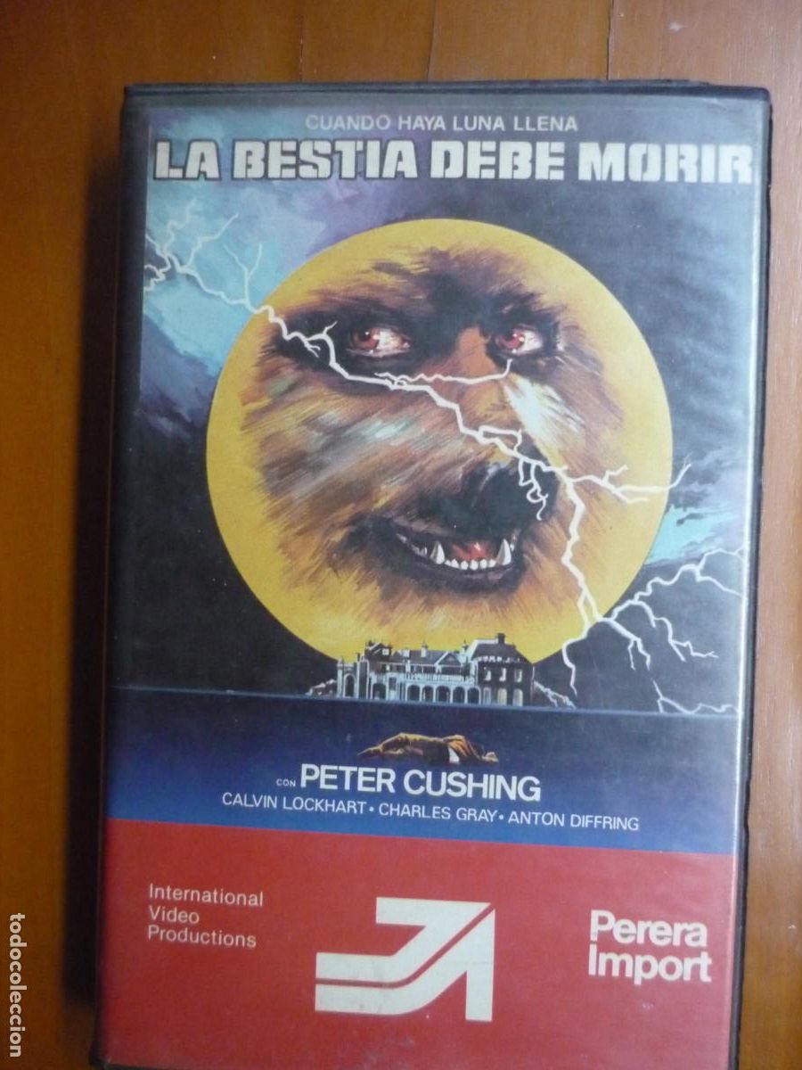 Cine: la bestia debe morir - pelicula original vhs - peter cushing Amicus Productions The Beast Must Die