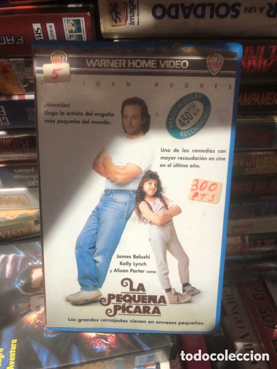 Cine: VHS V&Iacute;DEO CLUB LA PEQUE&Ntilde;A P&Iacute;CARA