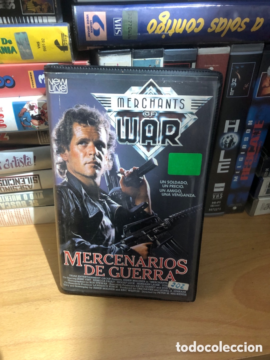 Cine: VHS V&Iacute;DEO CLUB MERCENARIO DE GUERRA