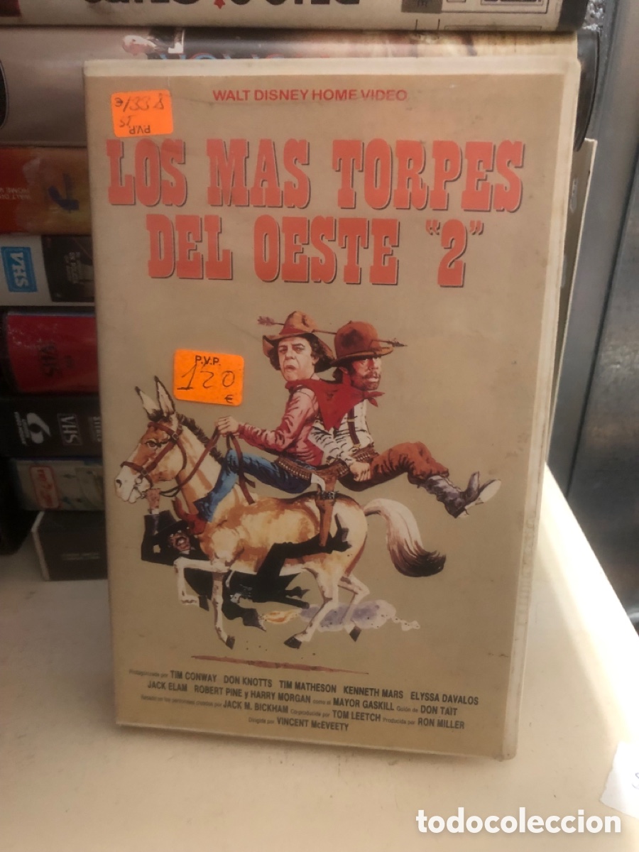 Cine: VHS V&Iacute;DEO CLUB LOS M&Aacute;S TORPES DEL OESTE 2