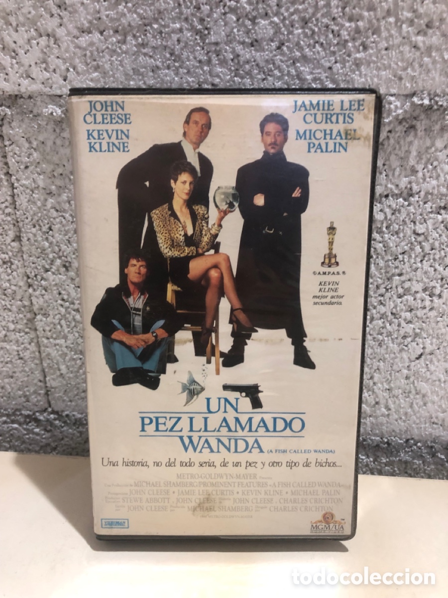 Kino: VHS V&Iacute;DEO CLUB UN PEZ LLAMADO WANDA